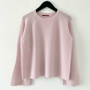 NWOT Cashmere cashmere Raglan Bell Sleeve Sweater